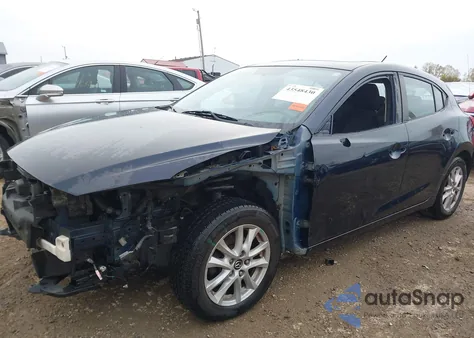 2014 Mazda Mazda3 I Touring z USA, uszkodzony, nr VIN JM1BM1L7XE1173327